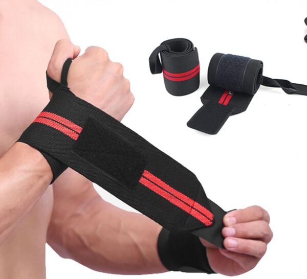 Adjustable Weight Lifting Wrist Wraps Brace for Gym Support