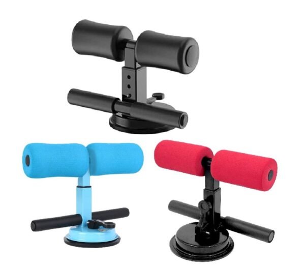 Suction Sit Up Bar with Suction Cups & Adjustable Foot Holder - Image 2